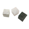 High Grade Custom Logo Natural Marble Grain Square Cylinder Parfum Lid