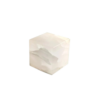High Grade Custom Logo Natural Marble Grain Square Cylinder Parfum Lid