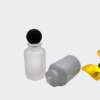 15mm crimp neck frosted glass perfume bottles