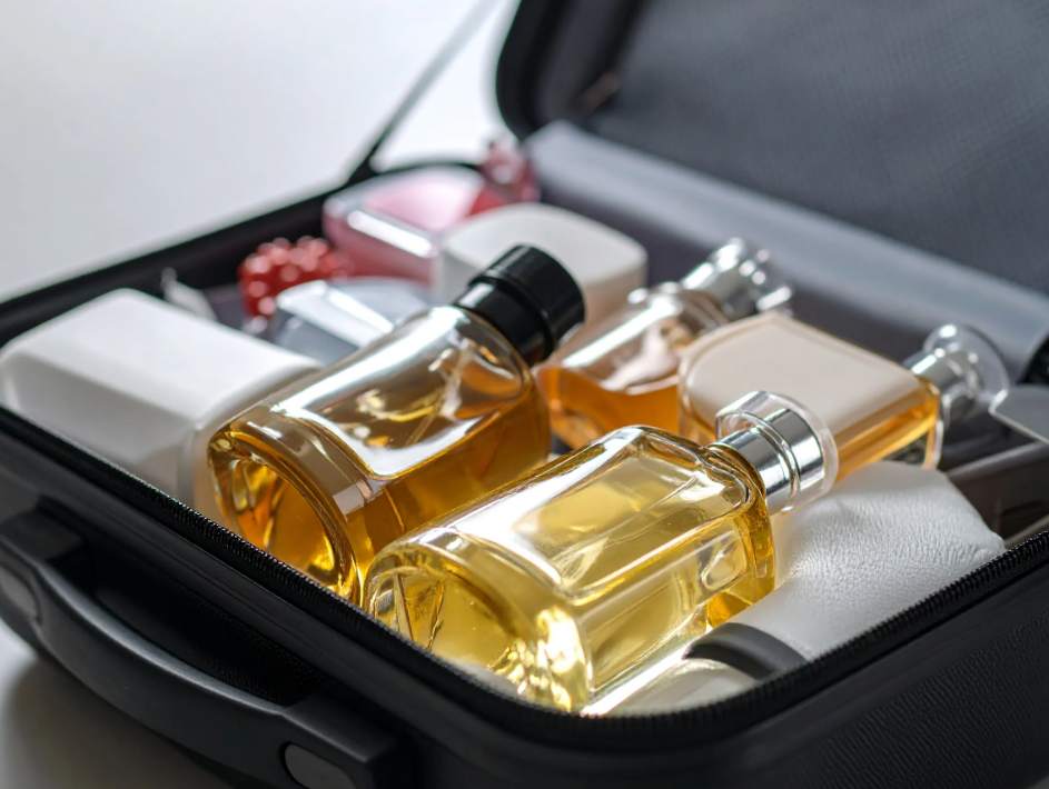 can I take a perfume glass bottle on a plane?